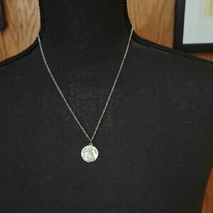 St Anne Silver Pendant Necklace